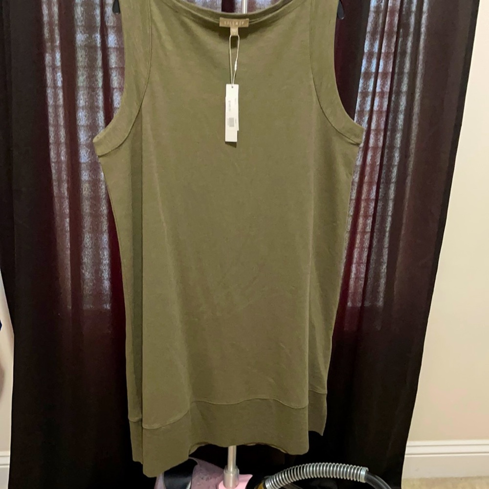 LILLA P, Olive Green Dress, Size Large